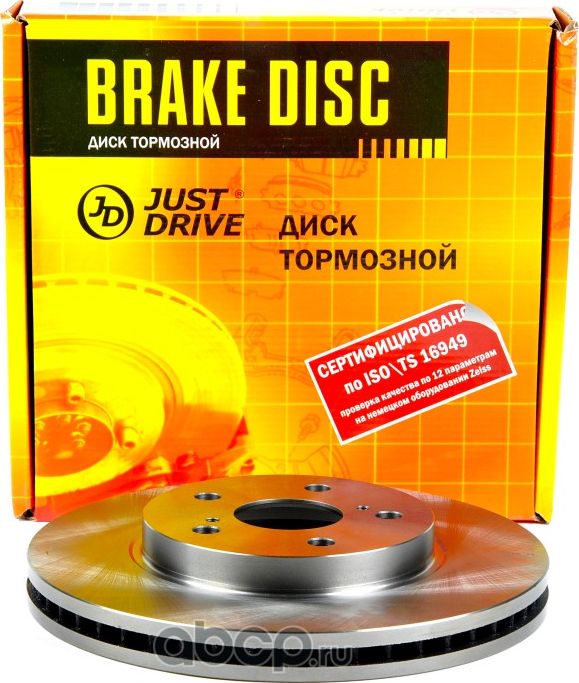Диск тормозной передний DF4204 (296x28) 5 отв (Just Drive). Артикул JBD0027