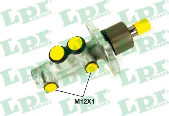 Тормозной цилиндр главный LPR (Серый чугун). Артикул 1912