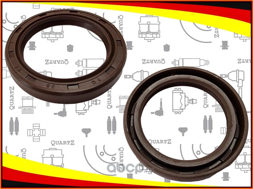 Сальник коленчатый вал, распределительный вал (Quartz). Артикул QZ-7700273776