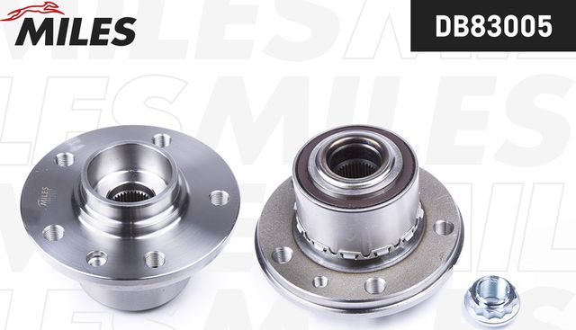 Ступица колеса с интегрированным подшипником Miles задняя для Volkswagen Multivan T6 2015-2026. Артикул DB83005