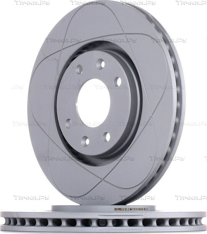 Тормозной диск ATE PowerDisc передний для Peugeot Partner II 2008-2018. Артикул 24.0326-0120.1