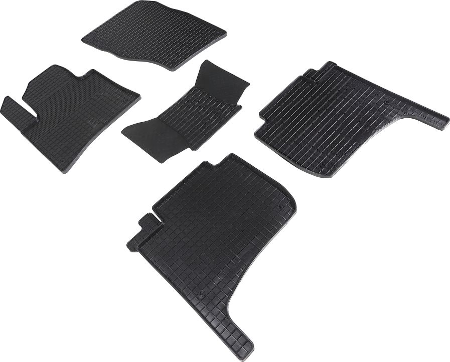 Коврики резиновые Сетка Seintex для салона Volkswagen Touareg II 2010-2018. Артикул 88001