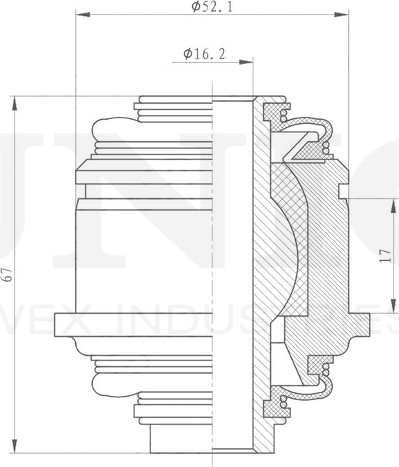 Сайлентблок рычага подвески (Unio). Артикул RMP-20080