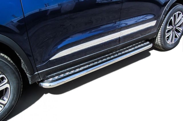 Пороги Slitkoff труба d57 с листом для Chery Tiggo 8 2018-2026. Артикул CT8-004