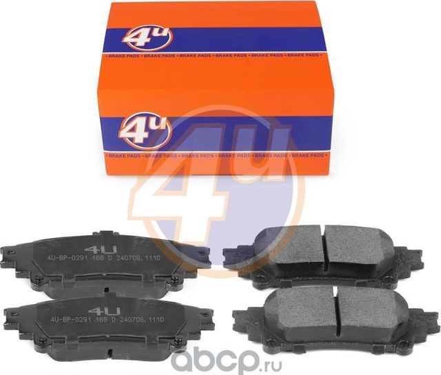 КОЛОДКИ ЗАД LEXUS IS II (_E2_) GS (_L1_) IS III (_E3_) RC (_C1_) (4U). Артикул 4UBP0291