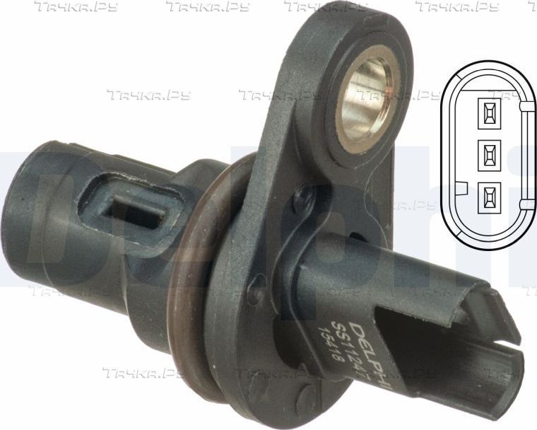 Датчик положения коленвала Delphi для BMW 1 I (E81/E82/E87/E88) 2005-2011. Артикул SS11247