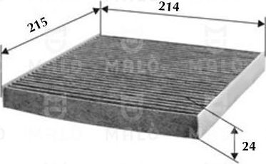 Салонный фильтр Malò для Smart Fortwo II (W451) 2007-2015. Артикул 1531732