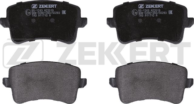 Тормозные колодки Zekkert задние для Audi A5 I (8T) 2007-2017. Артикул BS-1243