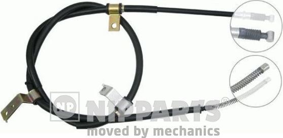 Трос ручника (тросик ручного тормоза) Nipparts. Артикул J19987