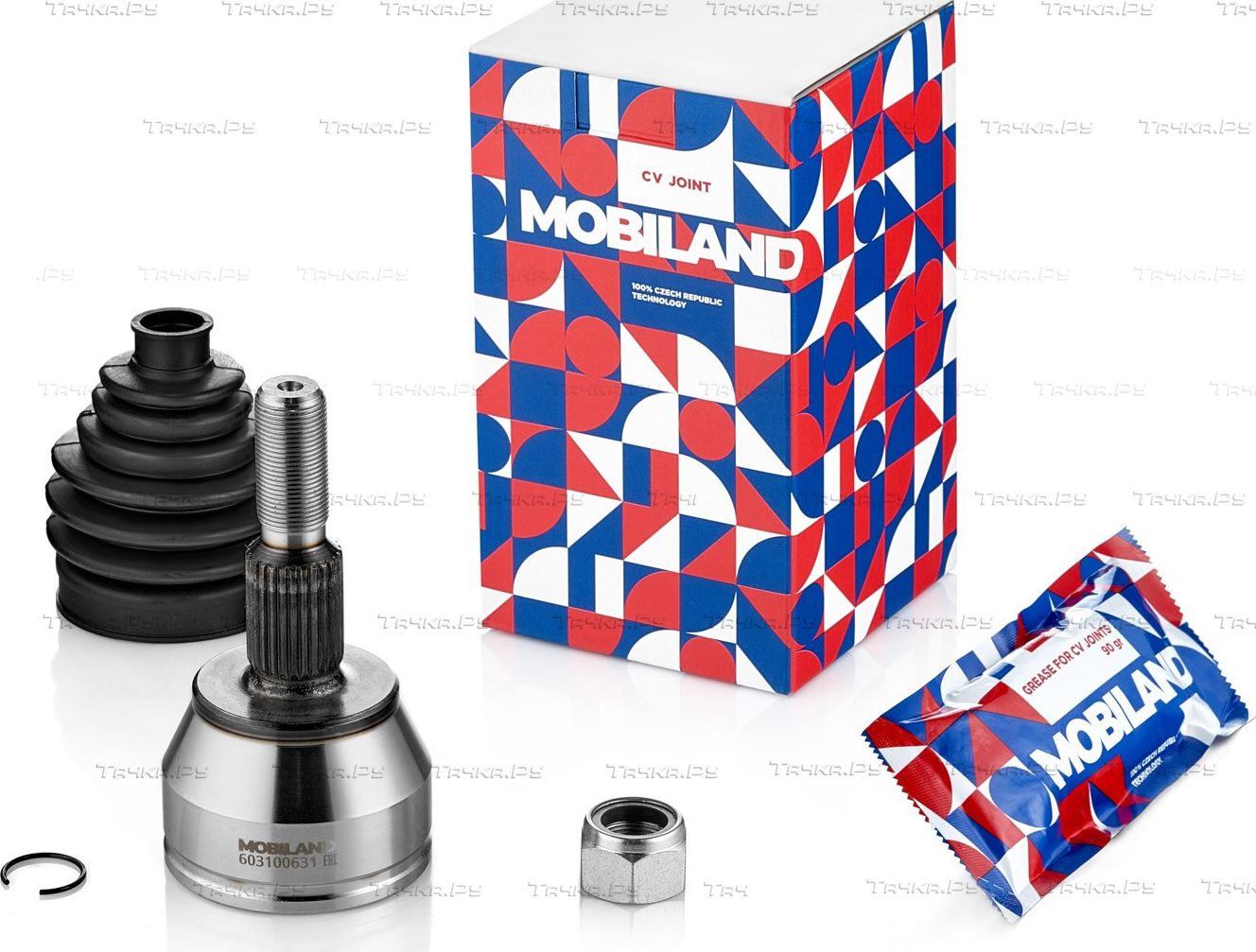 Шрус наружный (граната) Mobiland передний для Ford Focus III 2010-2019. Артикул 603100631