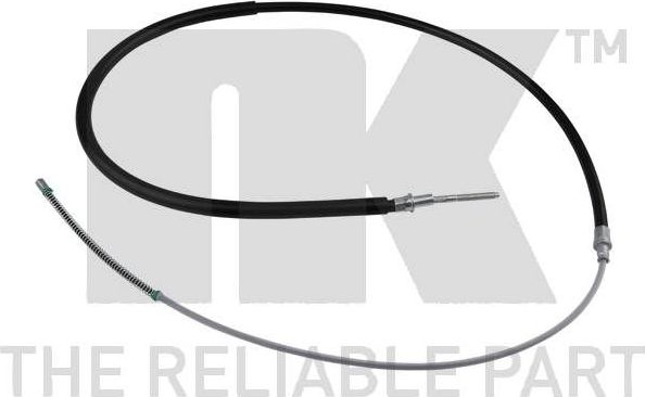 Трос ручника (тросик ручного тормоза) NK задний правый/левый для Volkswagen Passat B3 1988-1996. Артикул 904754
