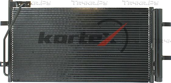Радиатор кондиционера с ресивером (Kortex). Артикул KRD2003