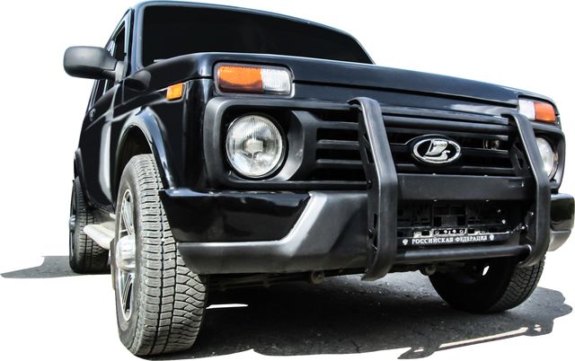 Кронштейн Slitkoff для установки противотуманных фар BRUTAL для Lava Niva 4х4 Urban 3D 2014-2026. Артикул NivUR006B