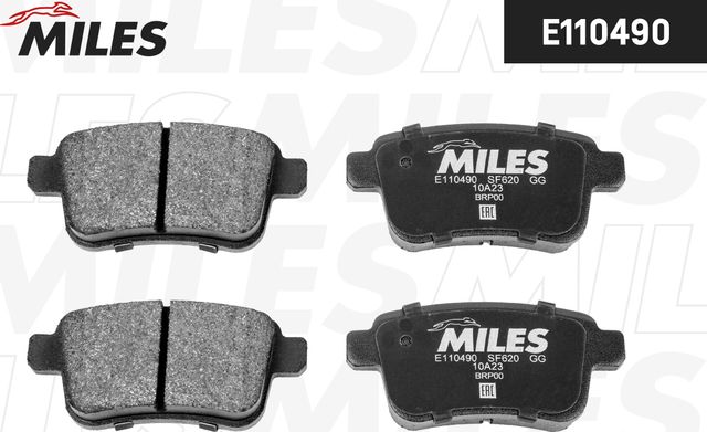 Тормозные колодки Miles (Semi-Metallic). Артикул E110490