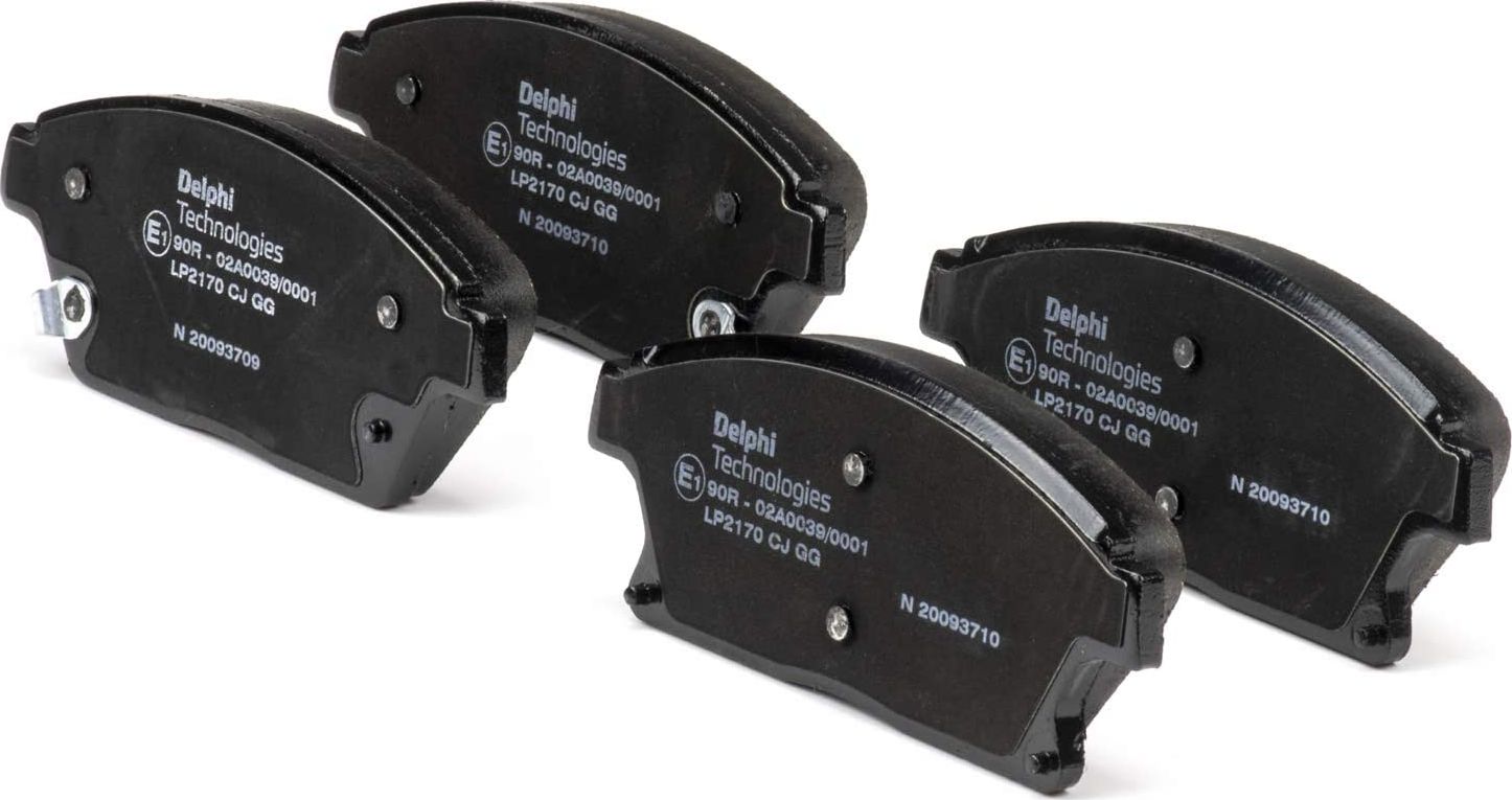 Тормозные колодки Delphi (Low-Metallic). Артикул LP2170