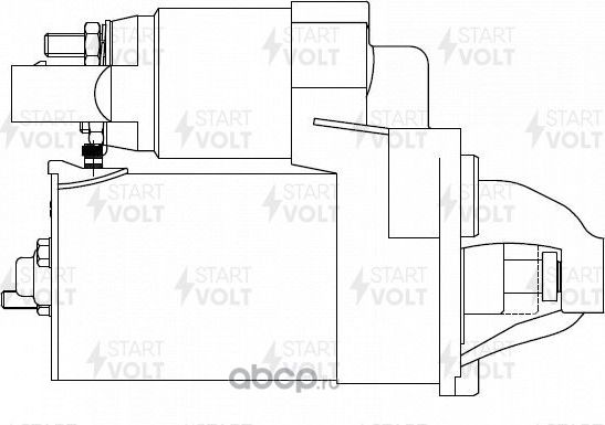 Стартер StartVOLT для Audi A4 III (B7) 2002-2009. Артикул LSt 1855