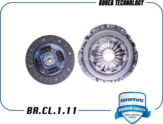 Сцепление в сборе (корзина+диск) 96980047 Cobalt 1.5, Aveo BR.CL.1.11 (Brave). Артикул BRCL111