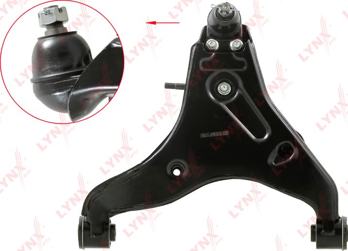 Поперечный рычаг передней подвески LYNXauto левый нижний для Fiat Fullback I 2016-2026. Артикул B5173L