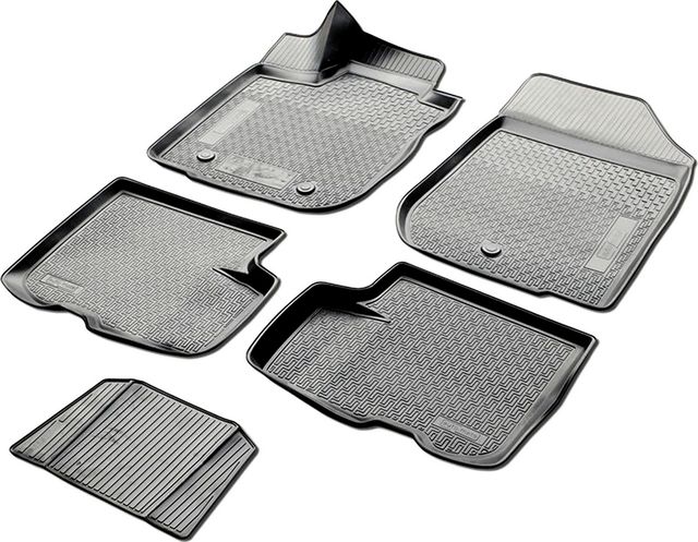 Коврики Rival для салона Renault Logan II седан 2014-2018 2018-2026. Артикул 14702001