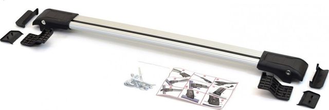 Багажная поперечина для рейлингов Erkul Wingcarrier V1 (1шт) для УАЗ Patriot 2005-2026 (Серебристая). Артикул WCA.115CM.G