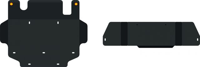 Защита Alfeco для КПП и РК Nissan Patrol Y61 (3-дв. 3.0 TD) 2000-2010. Артикул ALF.15.26