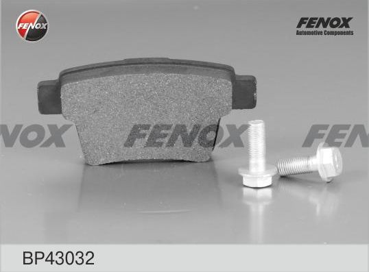 Тормозные колодки Fenox. Артикул BP43032
