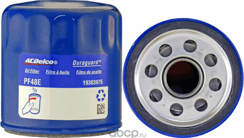 Фильтр масляный Acdelco. Артикул PF48F
