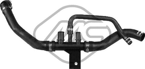 Патрубок радиатора (системы охлаждения) Metalcaucho. Артикул 09508