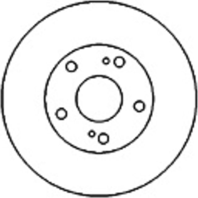 Тормозной диск MAPCO передний для Nissan Cefiro A33 2001-2003. Артикул 45516