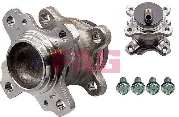 Ступица колеса с интегрированным подшипником Fag задняя для Suzuki Swift IV 2010-2017. Артикул 713 6237 10