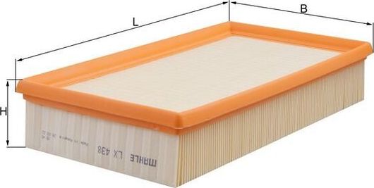 Воздушный фильтр Mahle. Артикул LX 438