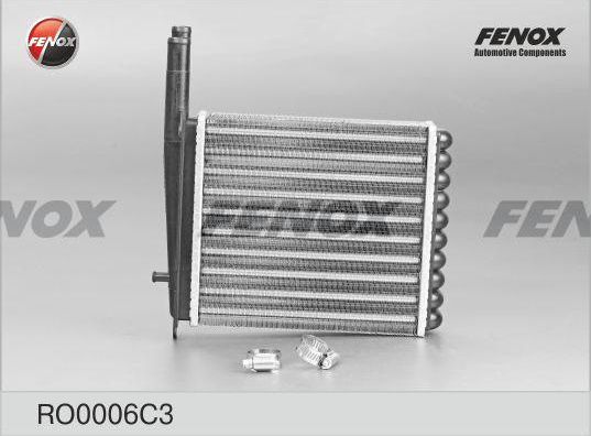 Радиатор отопителя (печки) Fenox. Артикул RO0006C3