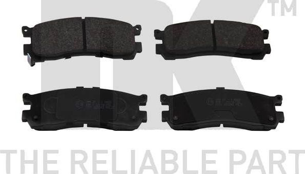 Тормозные колодки NK задние для Mazda MPV I (LV) 1988-1999. Артикул 223243