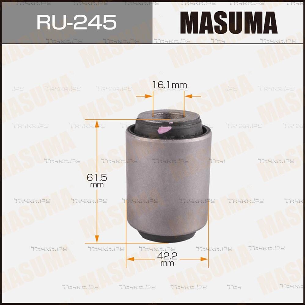 Сайлентблок заднего рычага подвески Masuma правый/левый нижний для Mitsubishi Pajero IV 2006-2026. Артикул RU-245