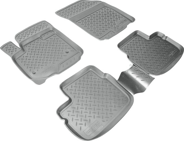 Коврики Норпласт для салона Suzuki SX4 I 2006-2013 СЕРЫЕ. Артикул NPL-Po-85-50-G