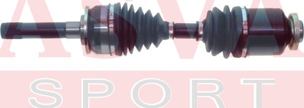 Полуось (привод в сборе, приводной вал) Asva. Артикул KADL-BG3B