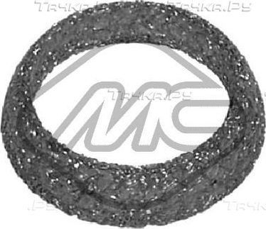 Прокладка глушителя Metalcaucho (сталь) для Peugeot 309 I 1989-1993. Артикул 02393