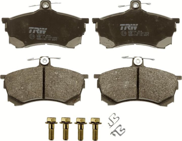 Тормозные колодки TRW. Артикул GDB1197