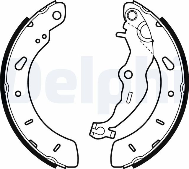 Тормозные колодки Delphi. Артикул LS2062