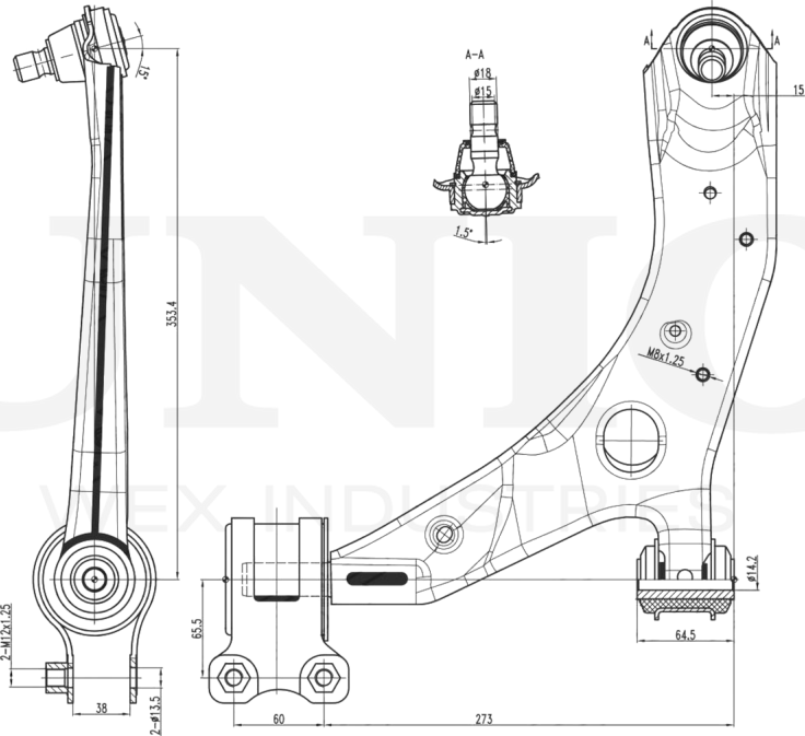 Рычаг подвески (Unio). Артикул SSP-40027