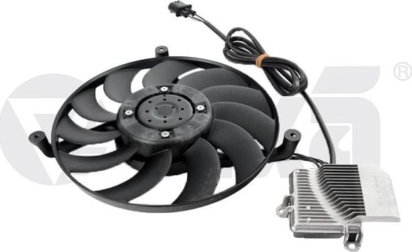 Вентилятор радиатора двигателя Vika. Артикул 99591832801