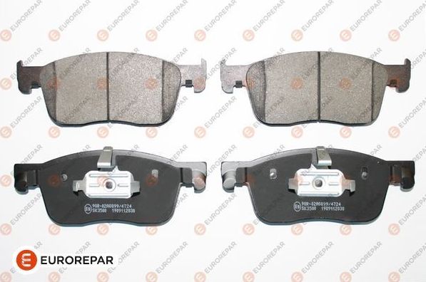 Тормозные колодки Eurorepar. Артикул 1675991780