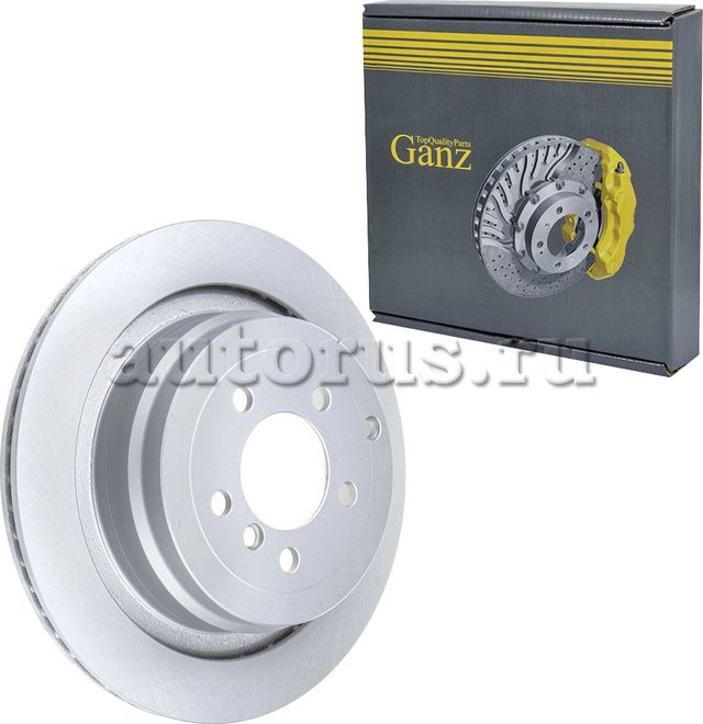 Диск тормозной задний с покрытием (Ganz). Артикул GIJ06206