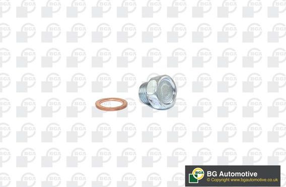Сливная пробка масляного поддона двигателя BGA для Mazda CX-7 I 2009-2013. Артикул PK9502