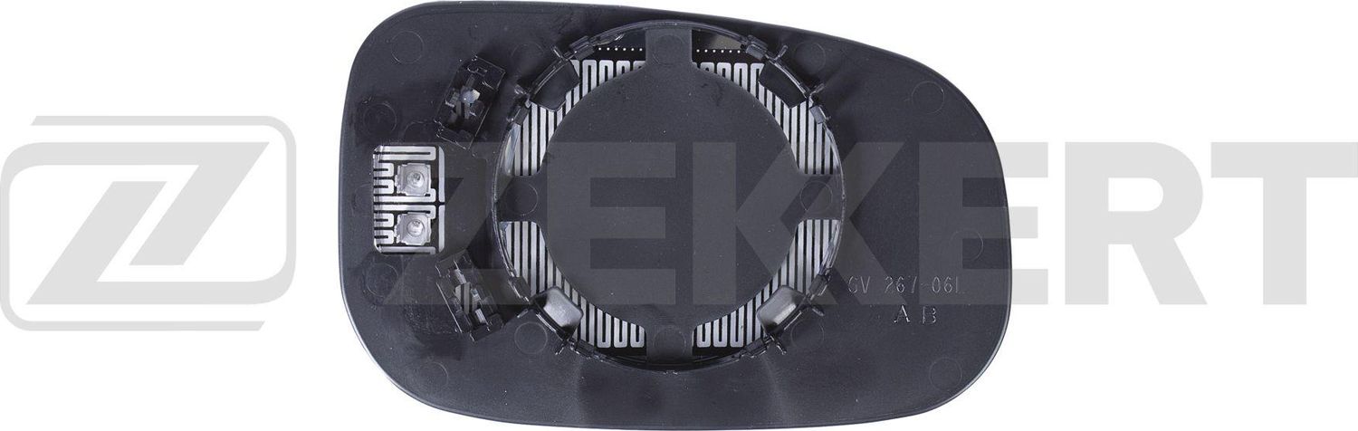 Зеркальное стекло бокового зеркала Zekkert левое для Volvo S40 II 2007-2009. Артикул SP-1136
