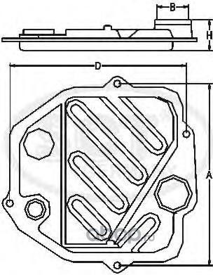 Фильтр АКПП SCT-Germany. Артикул SG 1048