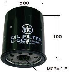 Фильтр масляный (VIC). Артикул C529