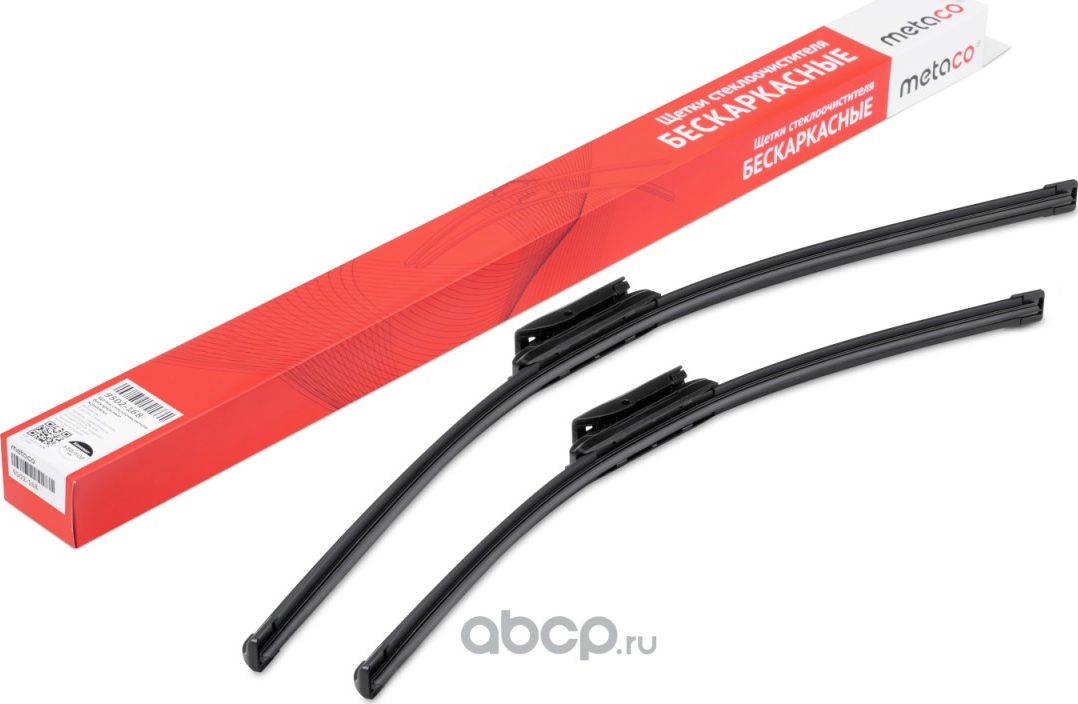 Щетки стеклоочистителя (к-кт) (Metaco). Артикул 9502168