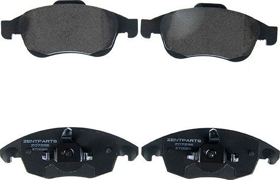 Тормозные колодки Zentparts. Артикул Z07296