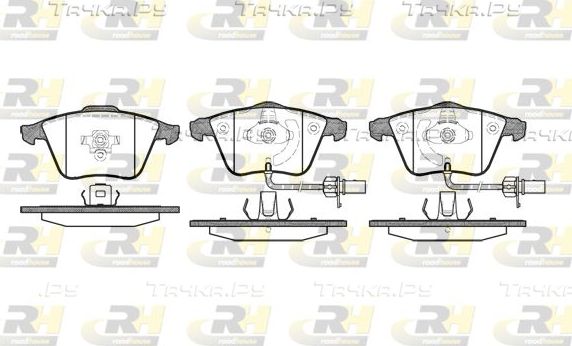 Тормозные колодки RoadHouse передние для SEAT Leon II 2005-2012. Артикул 2964.12